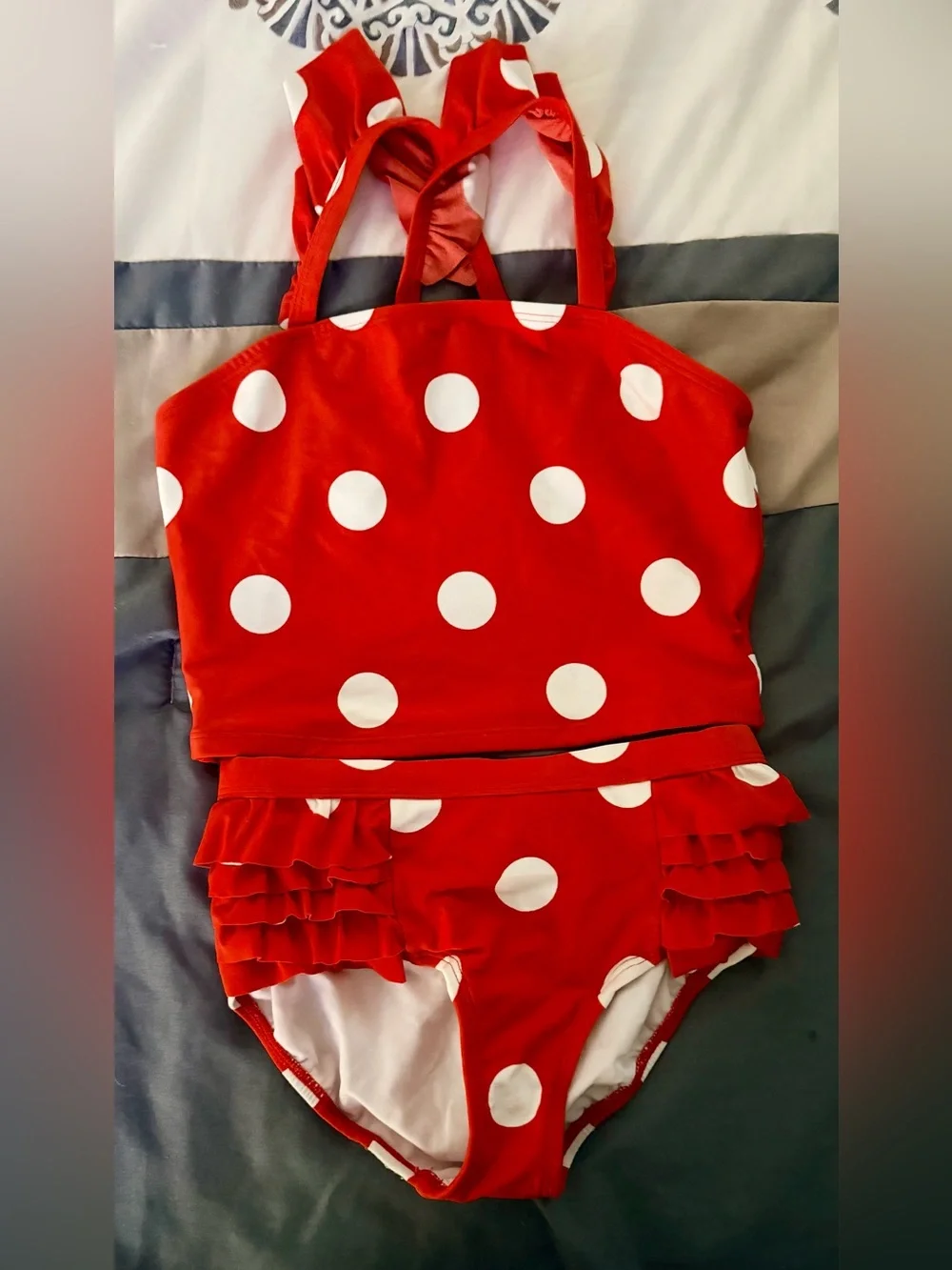 Hanna Andersson 2pc swim - Top size 140; Bottoms are 130